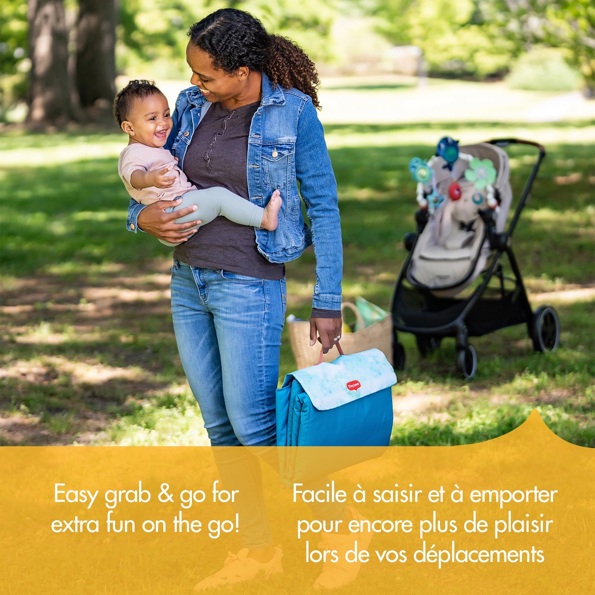Tiny Love XL Outdoor Picnic Mat - easy grab & go for extra fun on the go!