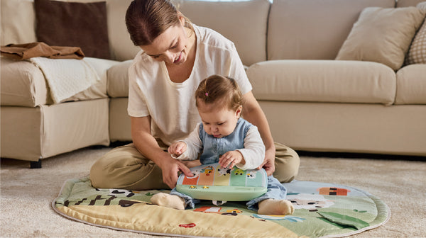 6+ months: ENCOURAGES COGNITIVE DEVELOPMENT
