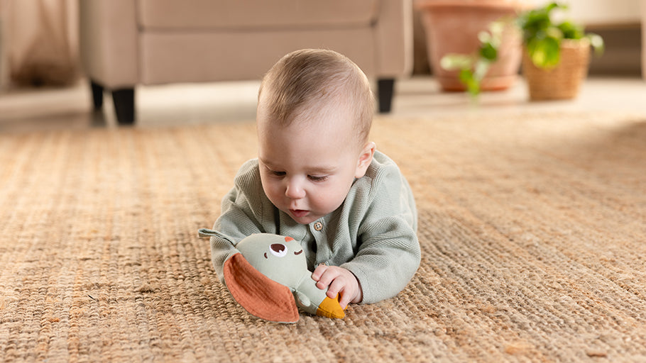 Bunny Take Along Rattle Toy