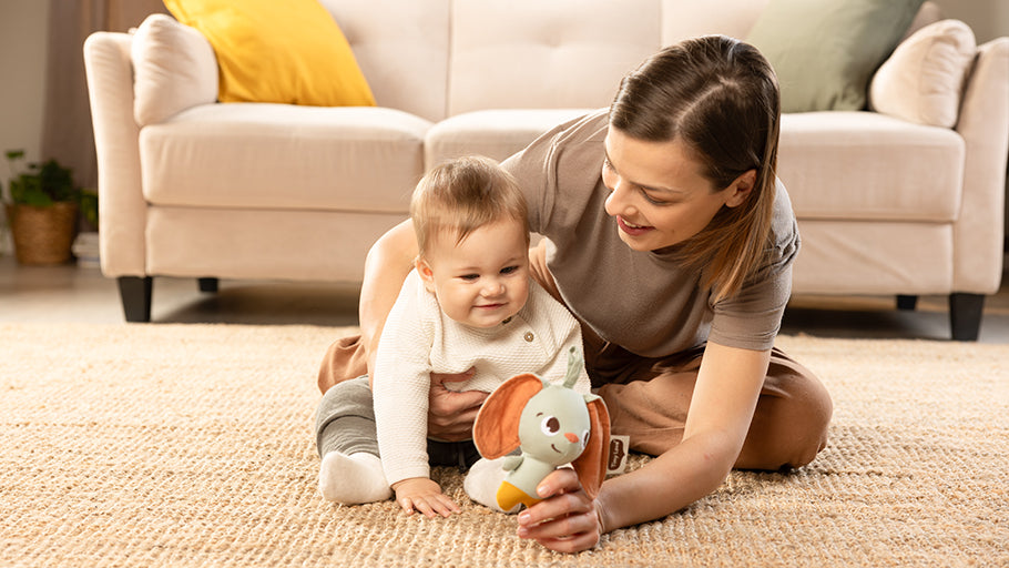 Bunny Take Along Rattle Toy