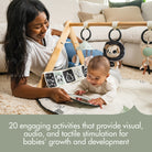 Luxe Developmental Gymini - 20 engaging activities that provide visual, audio, and tactile stimulation for babies' growth and development