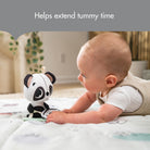 Panda Take Along Rattle Toy - helps extend tummy time