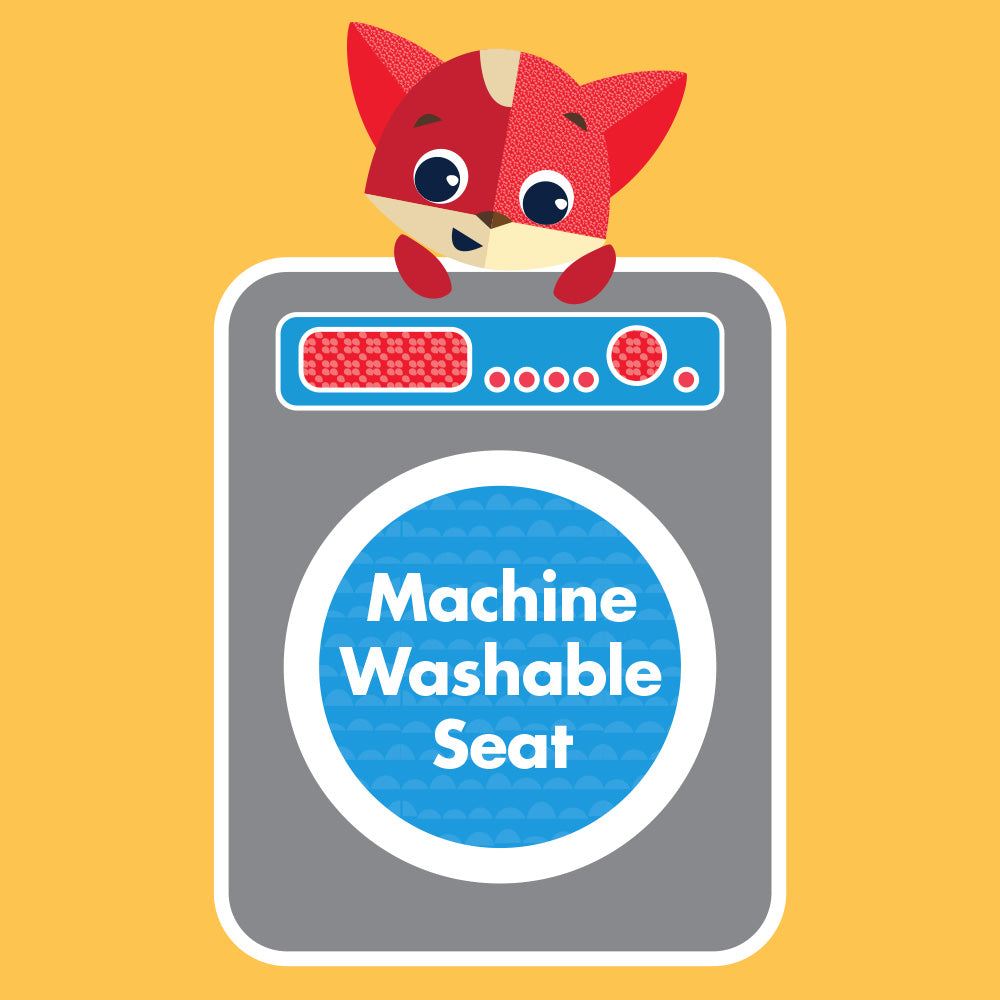 4-in-1 Play and Go Mobile Activity Center - machine washable seat