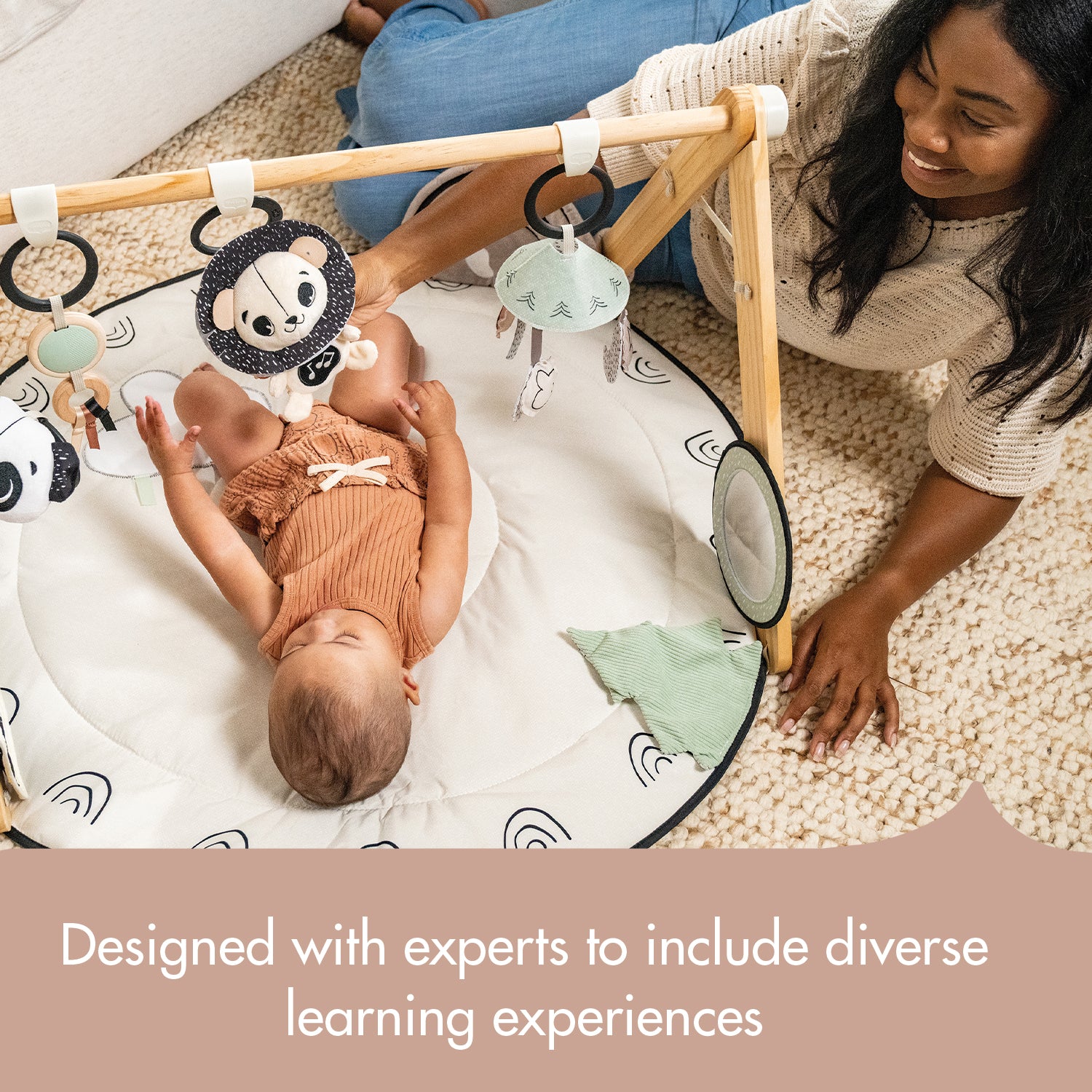 Luxe Developmental Gymini - designed with experts to include diverse learning experiences