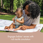 XL Outdoor Picnic Mat - engages babies' senses with rich tactile simulation