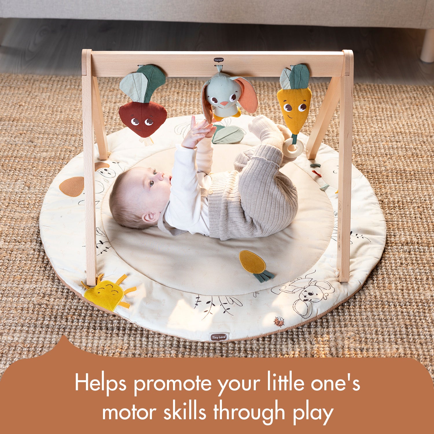 Luxe Developmental Gymini - helps promote your little one's motor skills through play