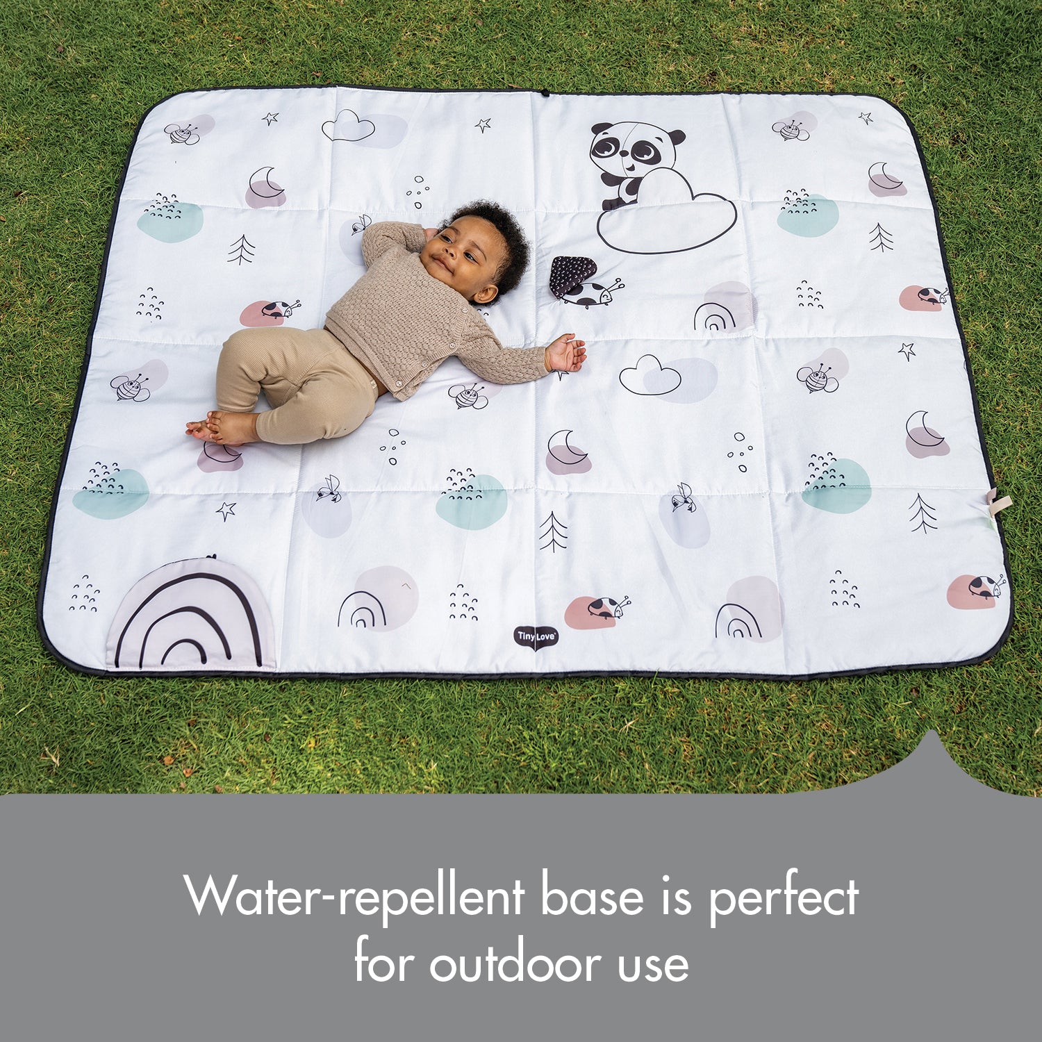XL Outdoor Picnic Mat - water-repellent base is perfect for outdoor use