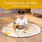 Luxe Developmental Gymini - the perfect place for older babies to sit up and play