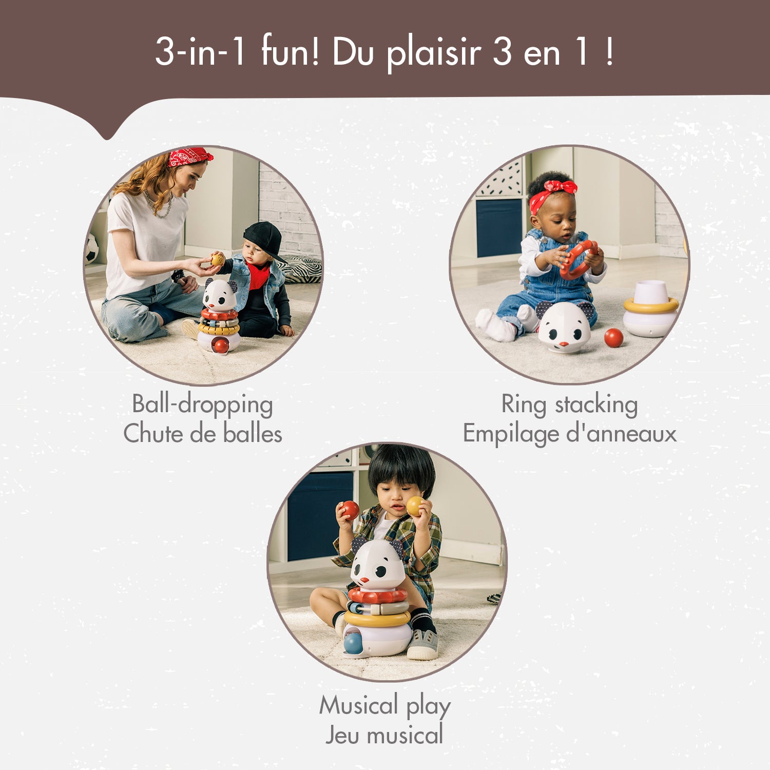 Tiny Rockers 3-in-1 Stacking Toy – Tiny Love