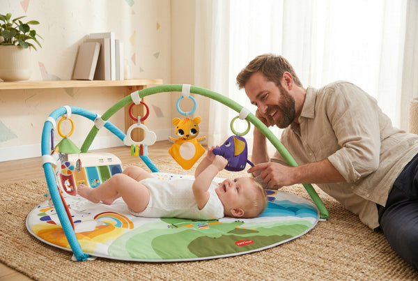 3-5+ months: FOSTERS FINE MOTOR SKILLS