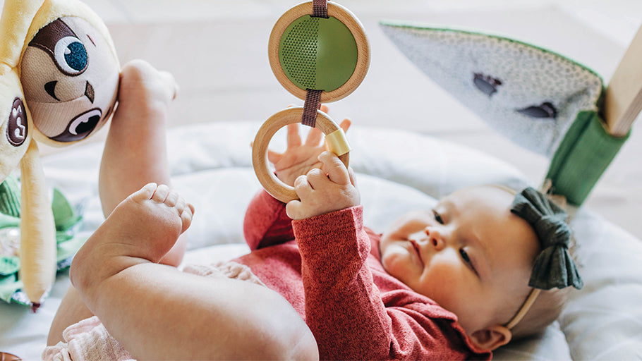 0-3+ months: STIMULATING SENSES & PRACTICING MOTOR SKILLS