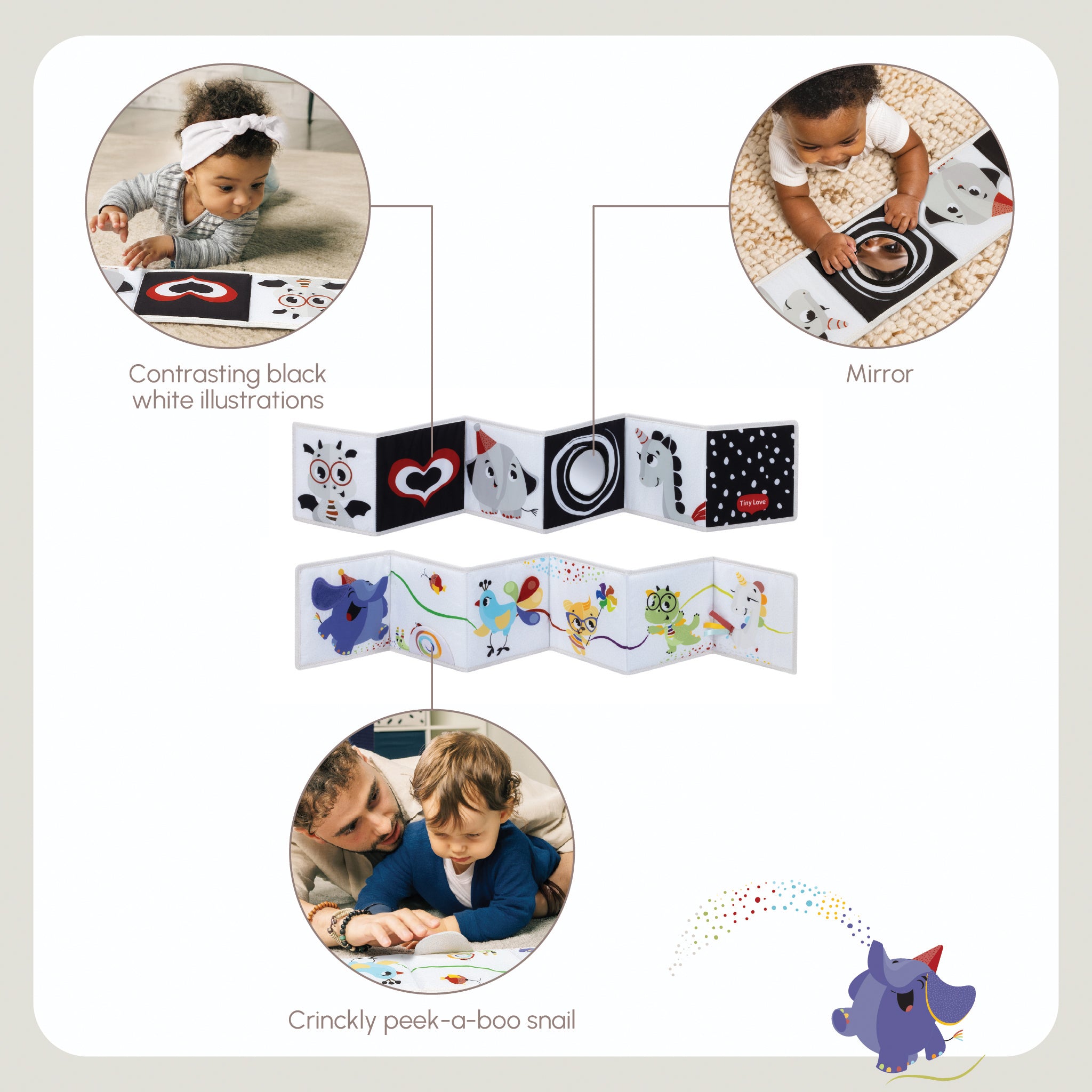 Born to Party Double Sided First Book – Tiny Love