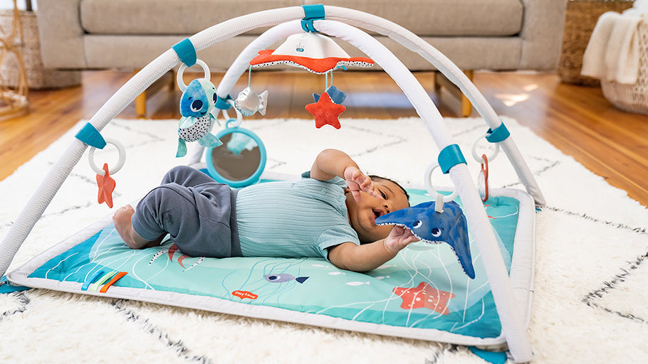 0-3+ months: STIMULATING SENSES & PRACTICING MOTOR SKILLS