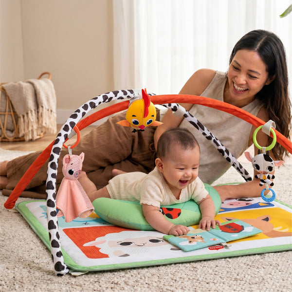2+ months: PROMOTES TUMMY TIME