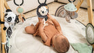Luxe Developmental Gymini Black & White - Lying Down