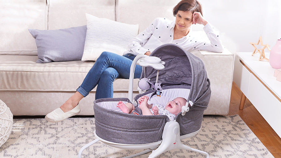 Magical Tales Cozy Tiny Rocker - Grey – Tiny Love