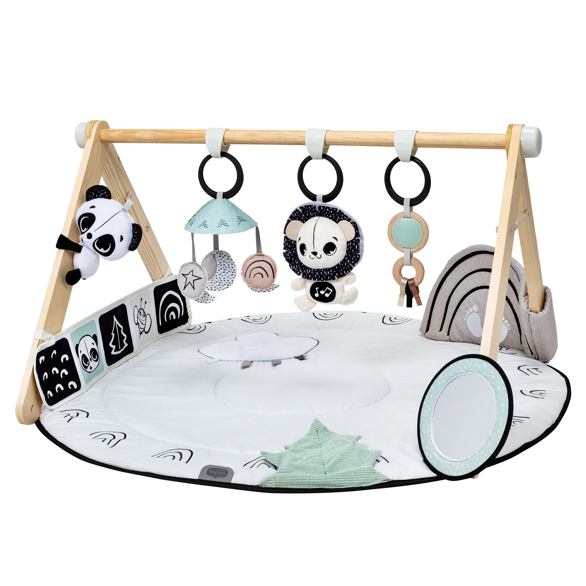 TINY LOVE
バウンサー ゆりかご3in1おひるねロッキングナッパー
日本育児 新生児 Tiny Love Black & White Décor Luxe Developmental Gymini