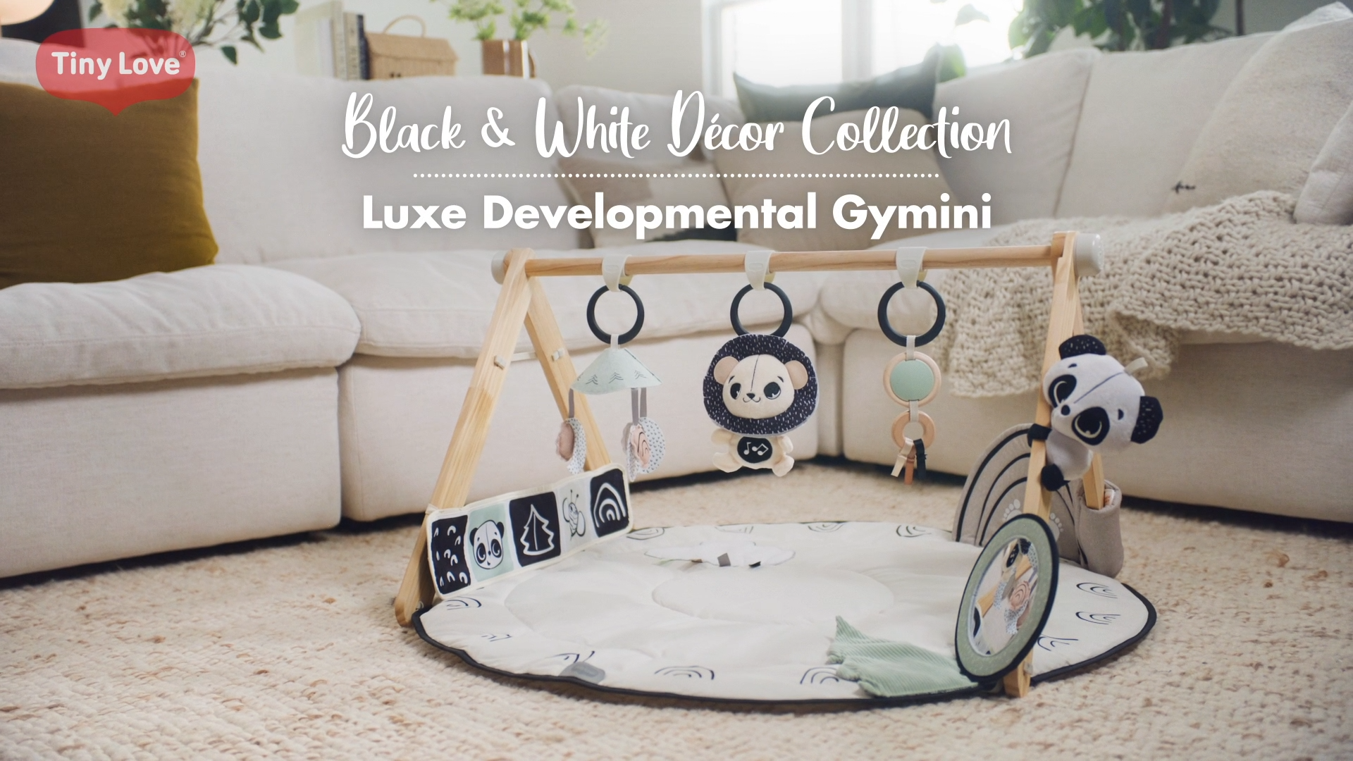 Tiny Love Black & White Décor Luxe Developmental Gymini Tiny Love Black & White Décor Luxe Developmental Gymini