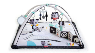 black and white baby play gym